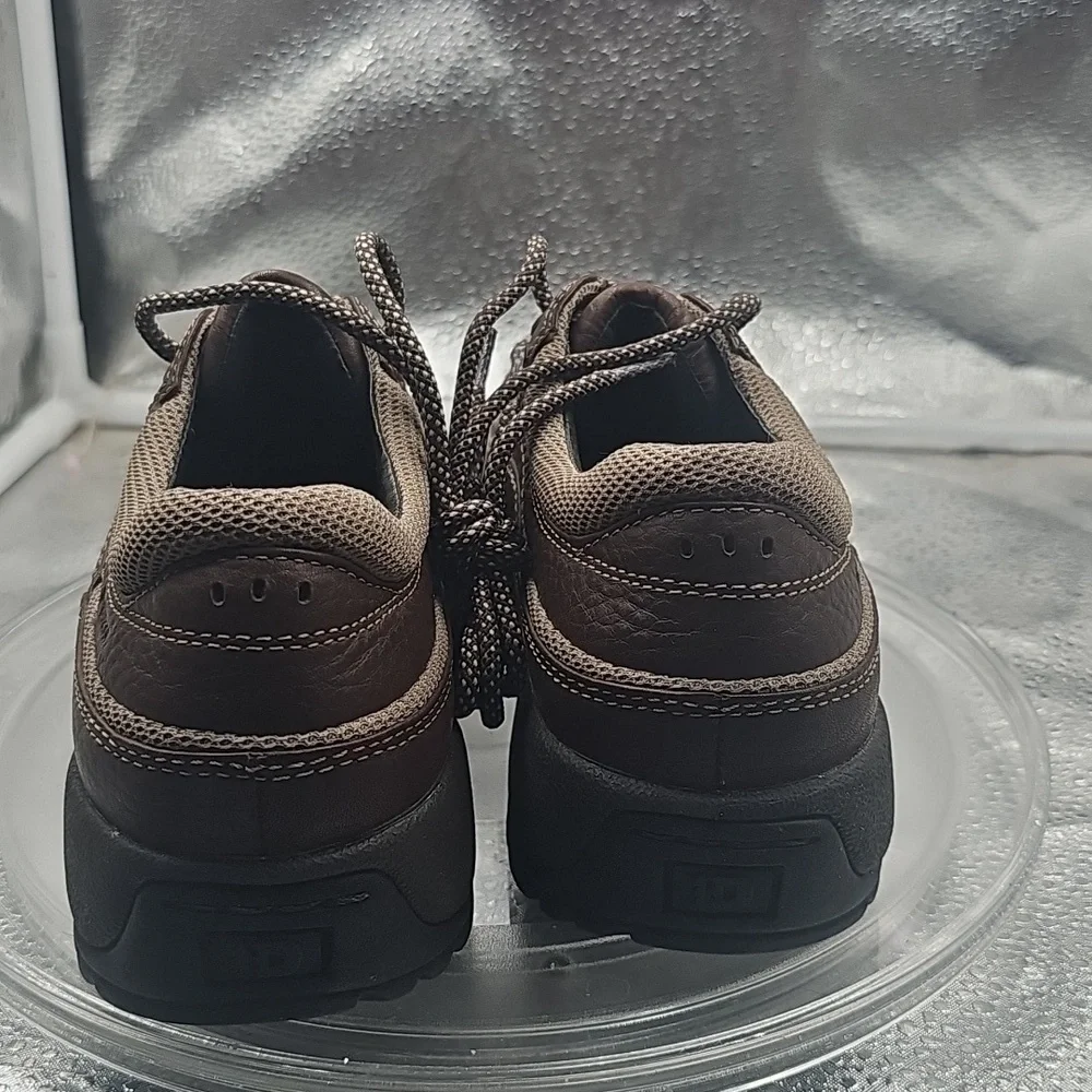 C Brown And Tan Water Proof Shoes Branding Is Dunham